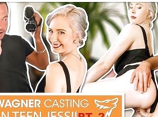 Cum feeding for cutie Jessii van Riva (PT.2)! WOLF WAGNER CASTING