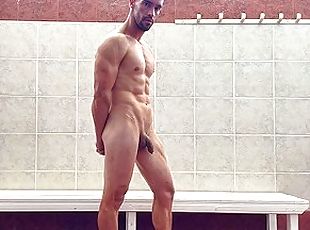 Papa, Public, Amateur, Gay, Solo, Pappounet, Musclé, Salle de gym