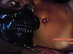 Swingers, Ébona, Pénis grande, Casal, Perfurado, Bisexual, Pénis, Halloween