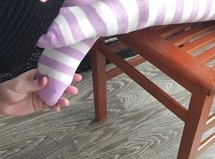 teen knee socks worship & humilation smell and sniff girl socks