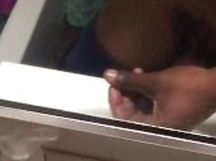 Playing With My Dick In The Bathroom