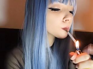 Smoking and Sucking Dick at the same time by alt girlfriend (full vid on my 0nlyfans/ManyVids)