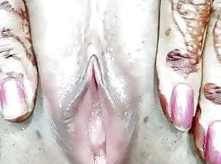 Indian Newly Married Wife Shows Pussy In Their First Night