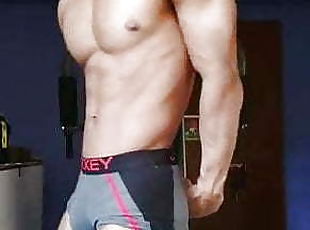 asiatique, gay, indien, salle-de-gym