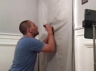 Thick D college dude comes to my glory hole