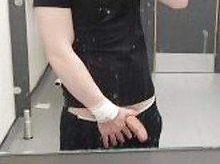 Masturbation, Public, Amateur, Gay, Britannique, Salle de gym, Bite