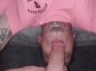 Gros nichons, Amateur, Fellation, Ejaculation sur le corps, Énorme bite, Black, Goth, Blanc, Brunette, Tatouage