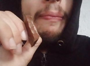 Why did i eat chocolate? its because i think is sexy and soft