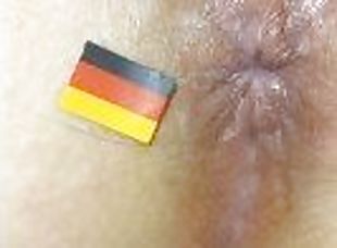 Dilettant, anal-Sex, Deutsch, Fett mutti, Allein