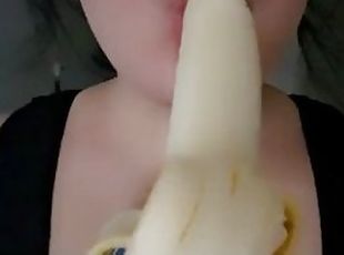 Amateur, Babes, Fellation, Jouet, Salope, Point de vue, Fétiche, Solo, Blanc, Banane