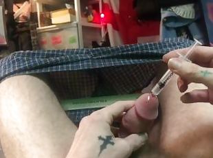 Pre Cum Collection and Sound Insertion