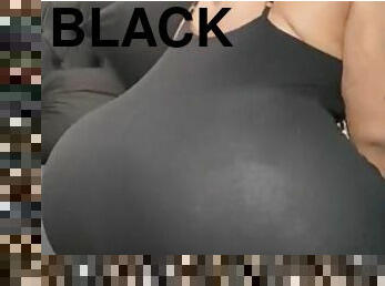 anal, ébona, preto, bbw, rabo