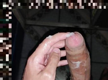 masturbation, amateur, ejaculation-sur-le-corps, branlette, black, brésil, ejaculation, solo, tchèque, bite