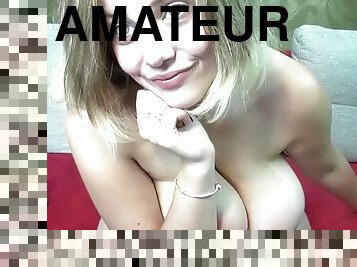 gros-nichons, masturbation, chatte-pussy, amateur, ados, belle-femme-ronde, joufflue, webcam, bout-a-bout, solo