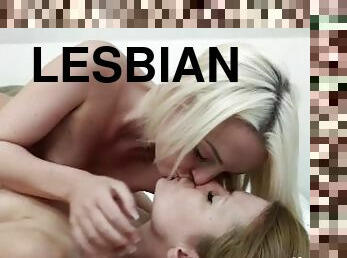 Lesbians Kissing Montage