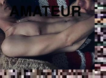 masturbation, amateur, énorme-bite, gay, secousses, ejaculation, européenne, euro, solo, minet