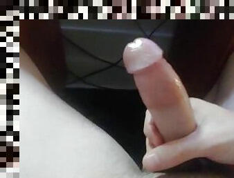 besar-huge, mastubasi, penis-besar, sentakkan, sperma, teransang, penis