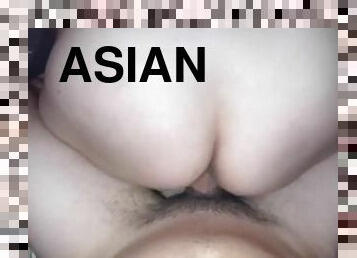 asiatique, cul, énorme, fête, amateur, ejaculation-sur-le-corps, énorme-bite, japonais, collège, chevauchement