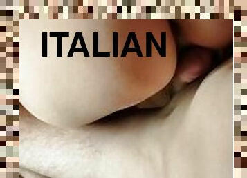 fête, fellation, milf, ejaculation-interne, décapage, italien