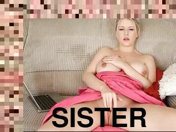 Jerk your dick to sister big tits