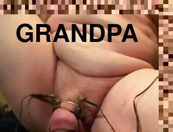 papa, masturbation, amateur, ejaculation, grand-papa