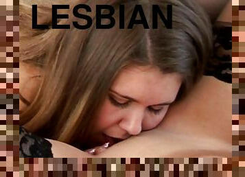 Lesbians having pure oral pleasures