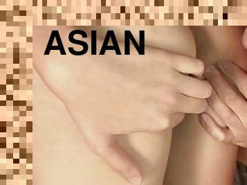 ASIAN GLAMOUR Scene-3_Sexy busty brunette Asian in lingerie enjoys creampie
