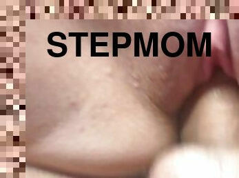 DESTROYING my new stepmoms wonderful pussy close up pussy fuck