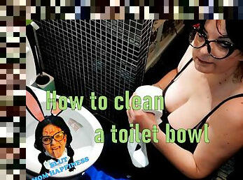  How to clean a toilet bowl