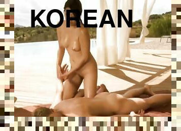 Exciting nuru games with korean milf from asia