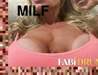 gros-nichons, clito, masturbation, orgasme, amateur, milf, latina, maman, brésil, blonde