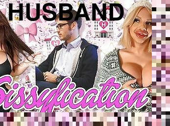 Jessy Bunny. SISSYFICATION: horny Bimbo turns husband it submissive Sissy