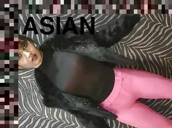 asiatique, cul, transsexuelle, amateur, travesti, compilation, pieds