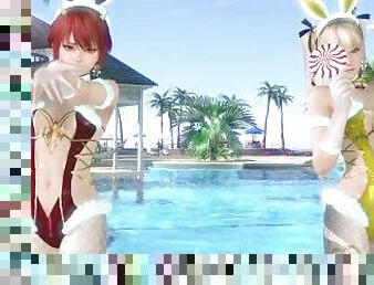 Dead or Alive Xtreme Venus Vacation Bunny Kanna & Bunny Marie Rose Outfit Mod Fanservice Appreciatio