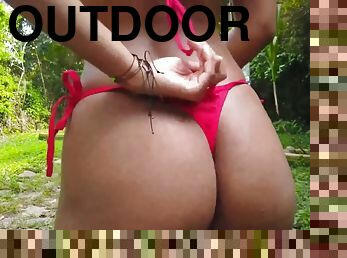 Lovely hussy Mia Nix outdoor memorable adult scene