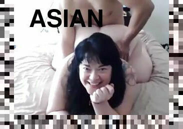 Big asian ass moaning whilst fucked doggy style