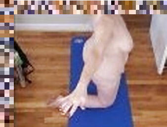 Momma Vee Does Naked Yoga!