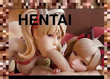 Sexy 3d mercy and dva sex compilation