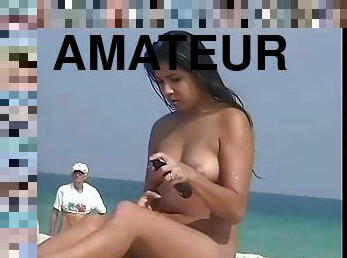 amateur, playa, bikini