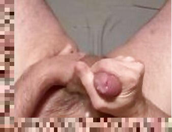 poilue, masturbation, ejaculation-sur-le-corps, hirondelle, ejaculation, horny, marié, boules, bite