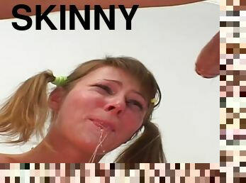 Skinny randy vixen deepthroat thrilling porn clip