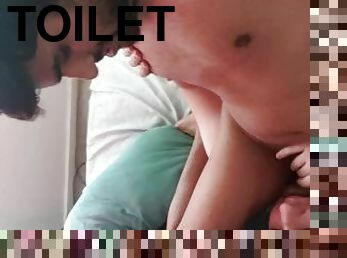 gay, indien, esclave, toilette, fétiche, domination