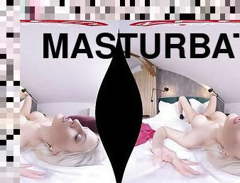 Buxom Blonde Blanche Bradburry - Just For You POV VR solo masturbation