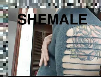 Shemale with leggings hot