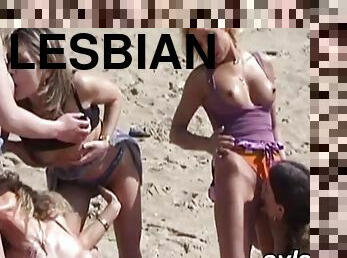 orgie, en-plein-air, public, amateur, lesbienne, milf, ados, compilation, française, plage