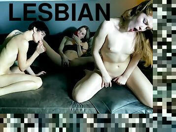 lesbisk, trekant, ung-18, privat, små-pupper