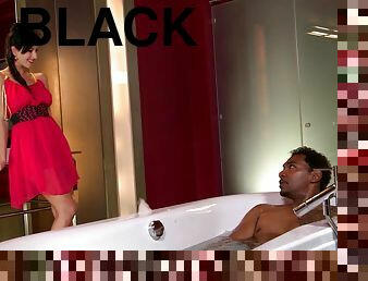 Bath With Huge Black Male Stick - Nicoleta Emilie