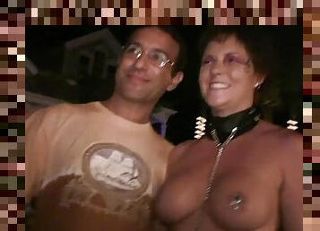 Halloween Party Girls show big boobs
