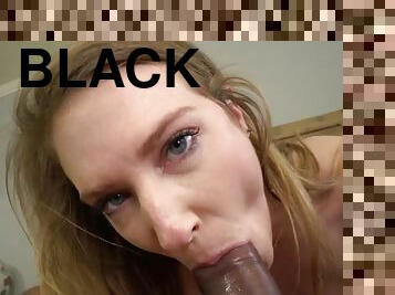 Ashley Lane gagging on huge black dick