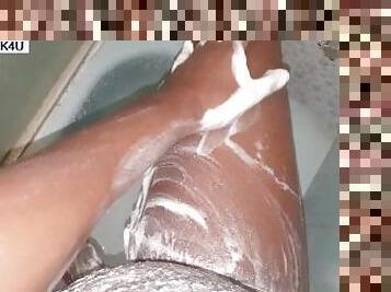 baignade, masturbation, gay, black, sale, point-de-vue, fétiche, douche, humide, bite